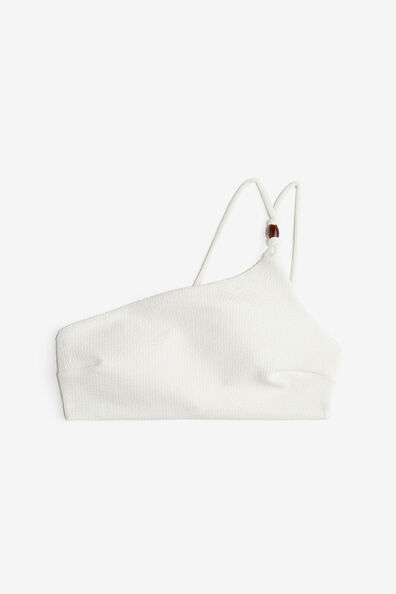 Padded one-shoulder bikini top