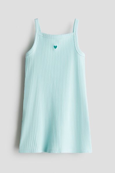 Ribbed strappy dress