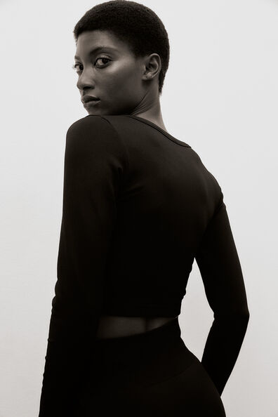 DryMove™ Seamless Cropped sports top
