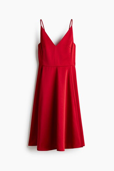 V-neck strappy dress