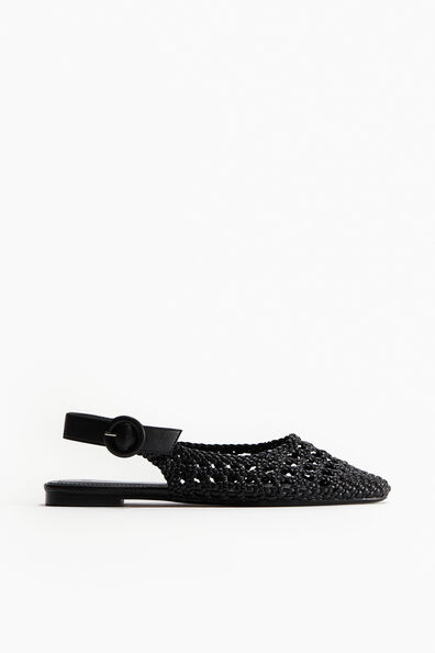 Braided slingbacks