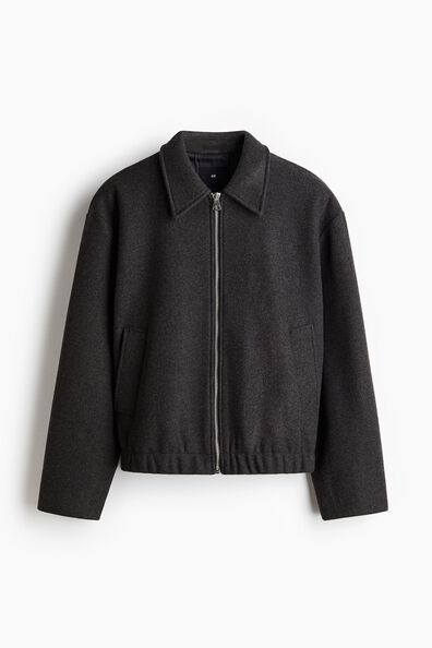 Regular Fit Felted shacket