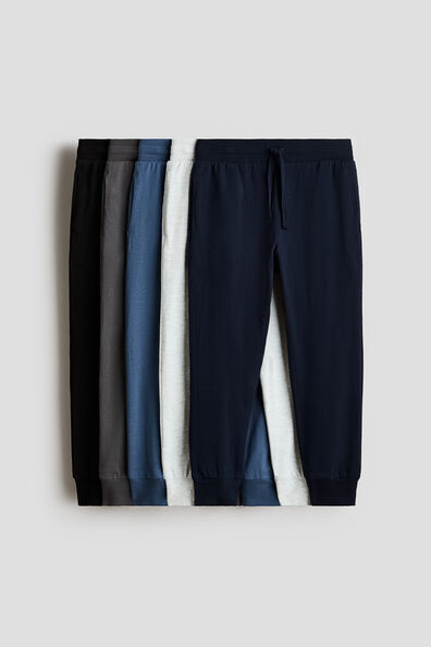 5-pack cotton joggers