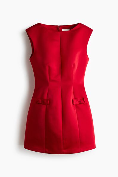 Bow-detail dress