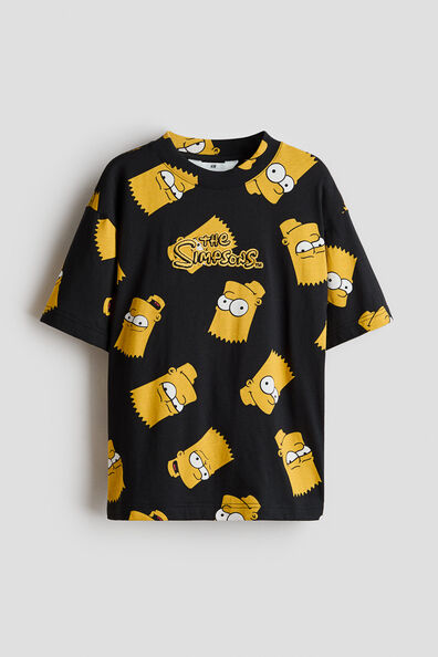 Printed cotton T-shirt