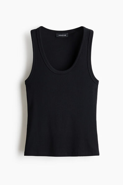Ribbed vest top
