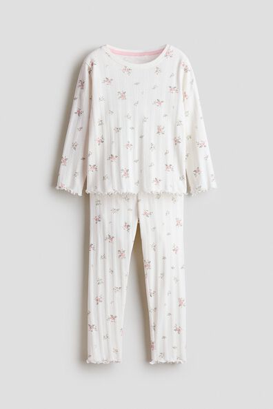 Patterned cotton pyjamas