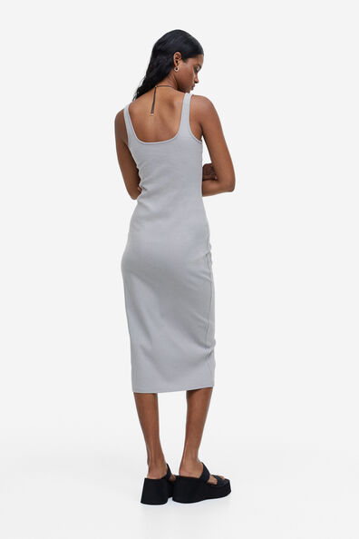 Ribbed bodycon dress