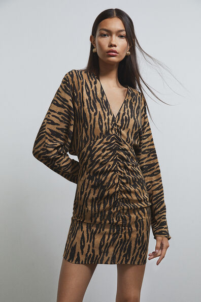 GATHERED CUT OUT DRESS main image 0