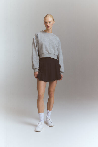 Cropped sweatshirt