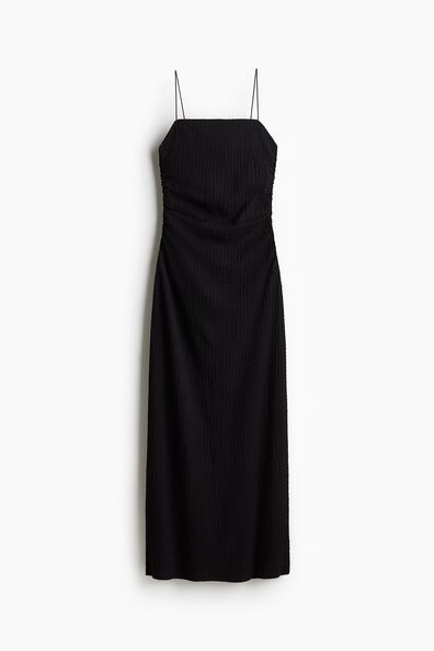 Textured strappy dress