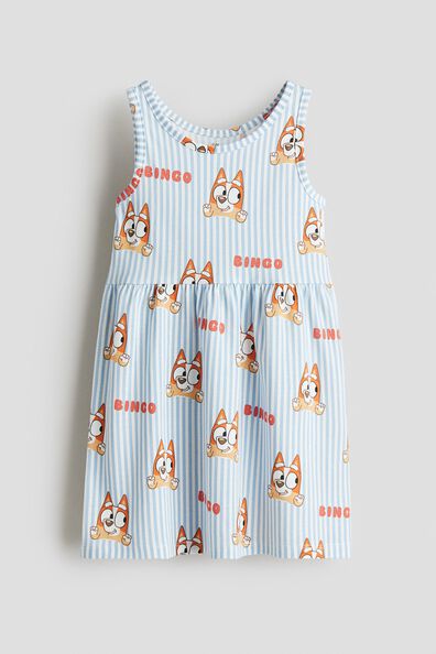 Printed cotton dress