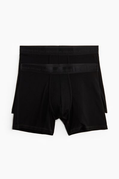 2-pack mid trunks with Lycra®