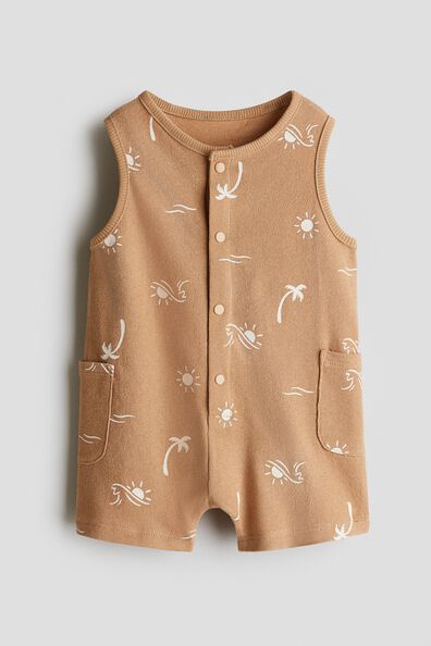 Terry romper suit