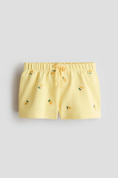 Embroidered sweatshorts