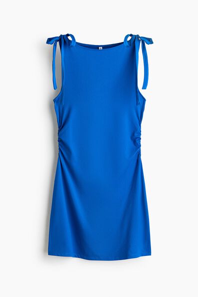 Tie-strap mini dress