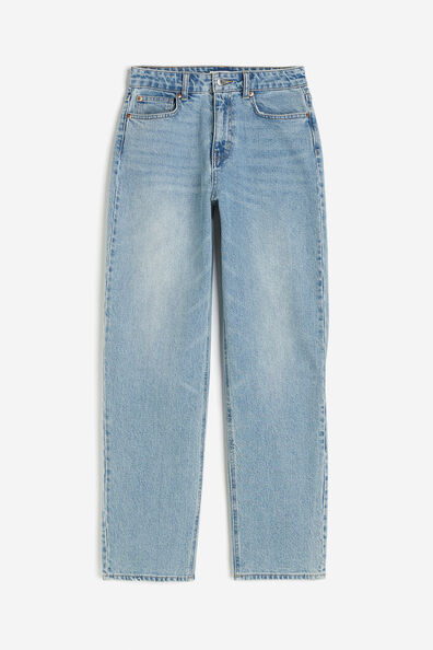 Tapered High Jeans
