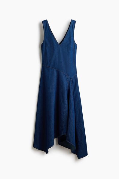 Denim handkerchief dress
