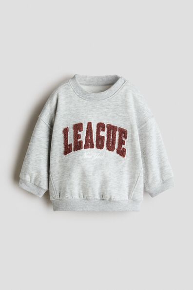 Motif-detail sweatshirt