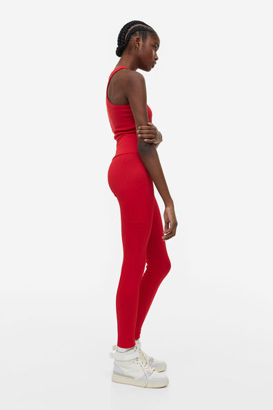 Pocket-detail leggings
