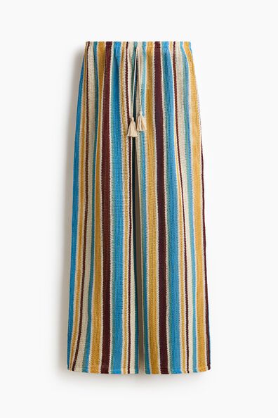 Net drawstring trousers