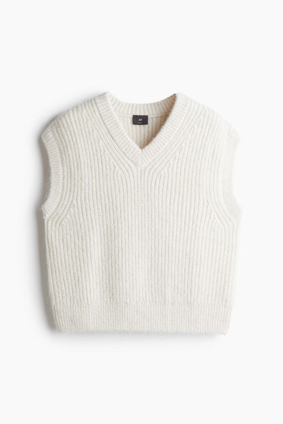 Loose Fit V-neck sweater vest