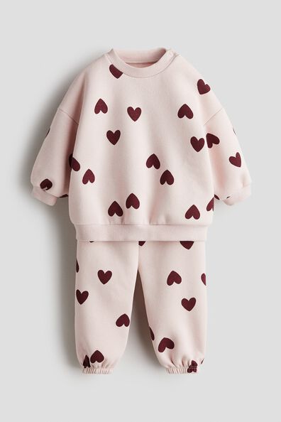 2-piece printed sweatshirt set