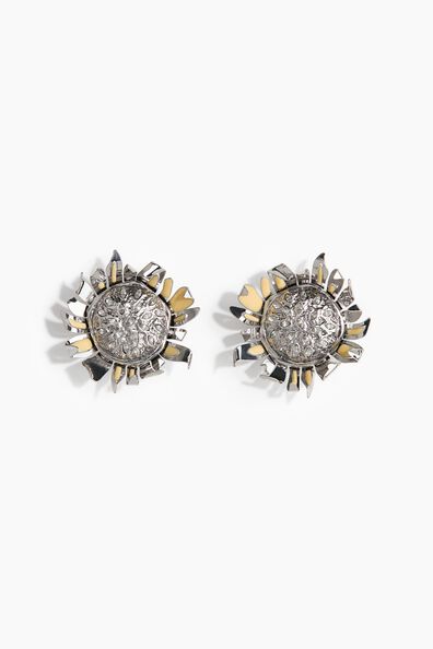 Sunflower clip earrings