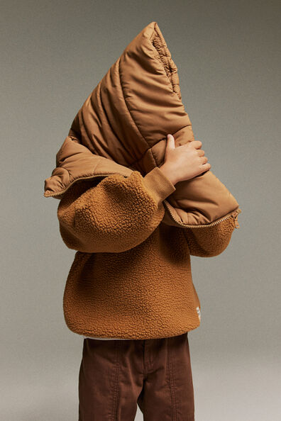 Oversized teddy sweatshirt