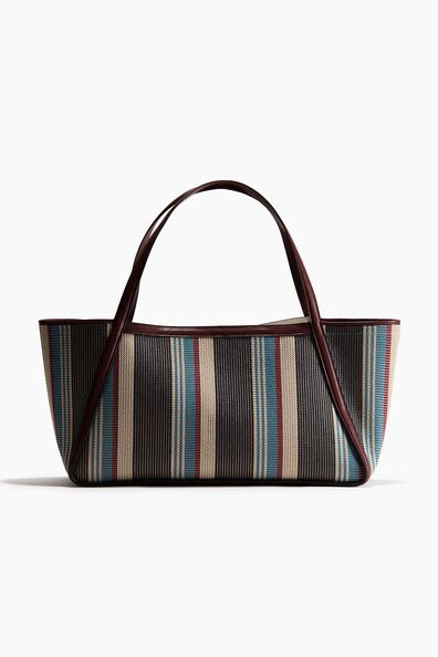 Jacquard-weave shopper
