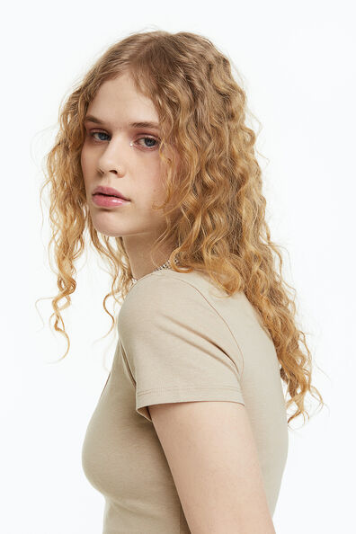 Cotton jersey top