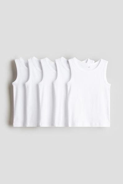 5-pack cotton vest tops