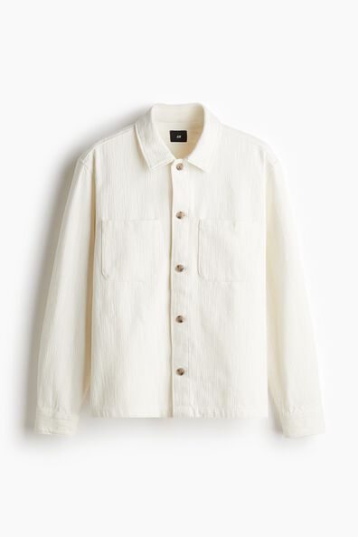 Regular Fit Textured overshirt