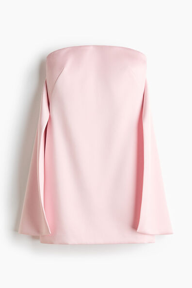 Panel-detail bandeau dress
