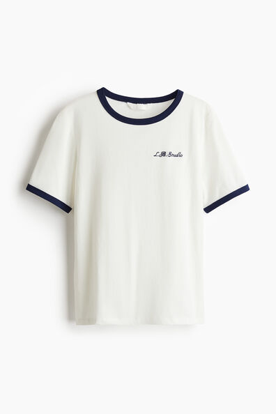 Text-motif T-shirt