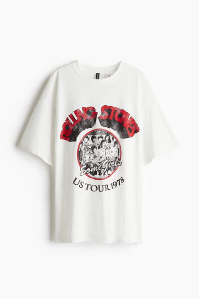 Oversized printed T-shirt