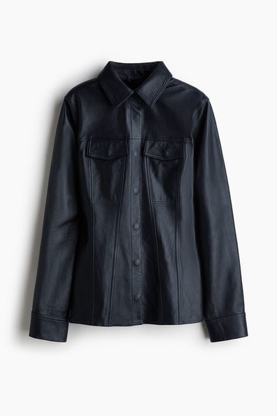Leather shirt