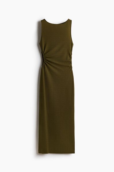 Glittery cut-out dress