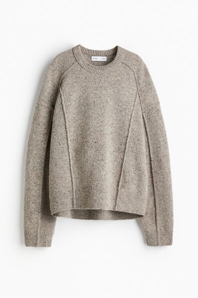 Wool-blend jumper