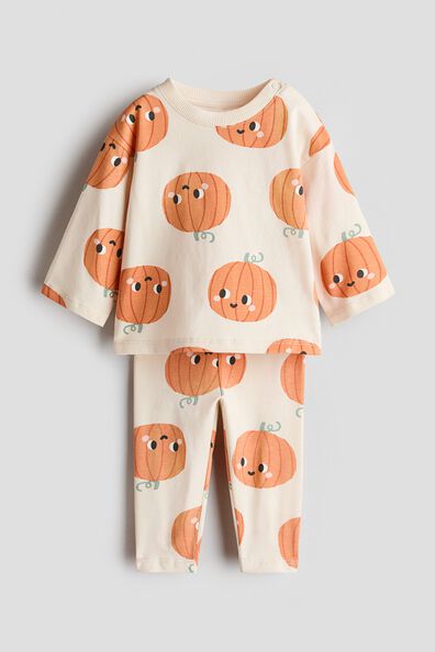 2-piece printed cotton set