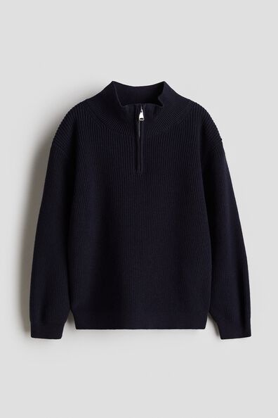 Zip-top cotton jumper