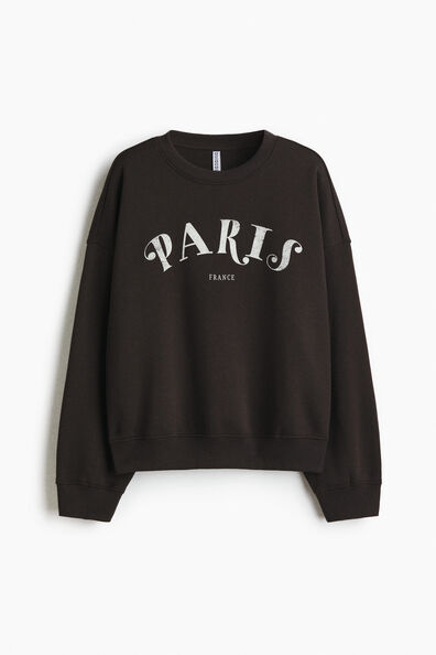 Motif-detail sweatshirt