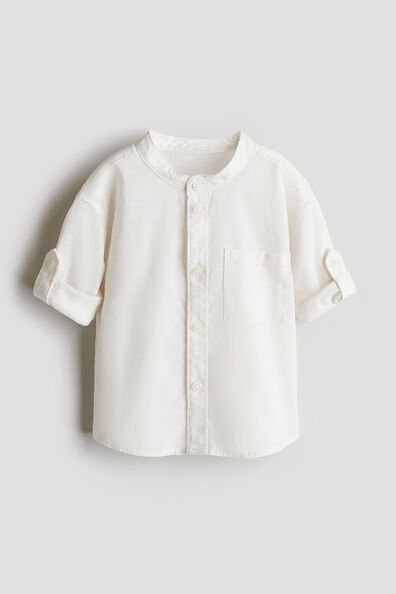 Cotton grandad shirt