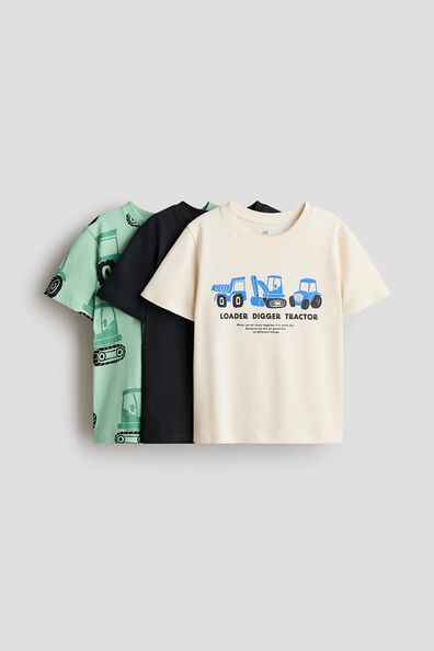 3-pack cotton T-shirts