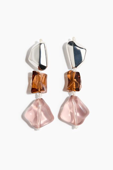 Beaded dangle earrings