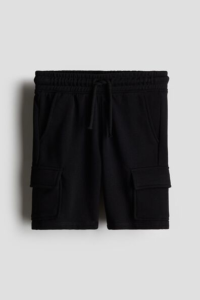 Cargo sweatshirt shorts