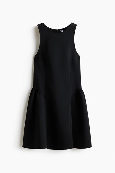 Flared-skirt dress