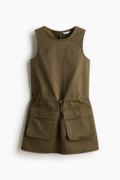 Denim utility dress