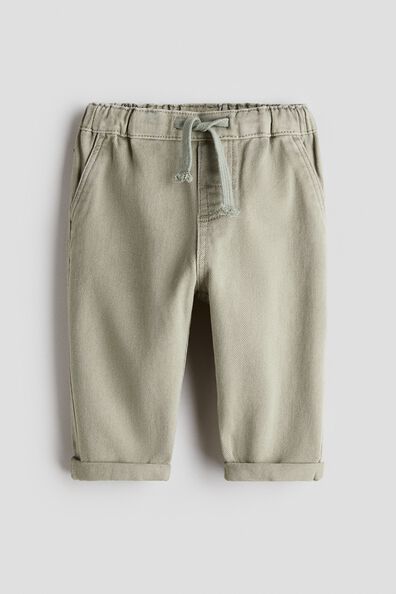 Cotton twill joggers