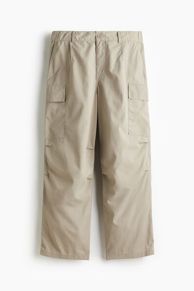 Loose Fit Nylon cargo trousers